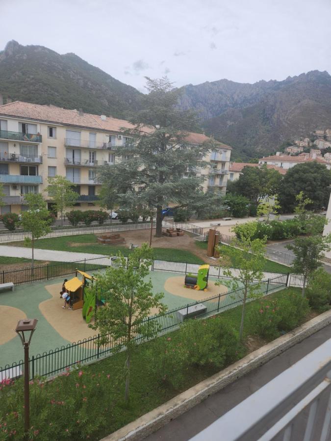 Agreable Appartement F3 Climatise Corte  Extérieur photo