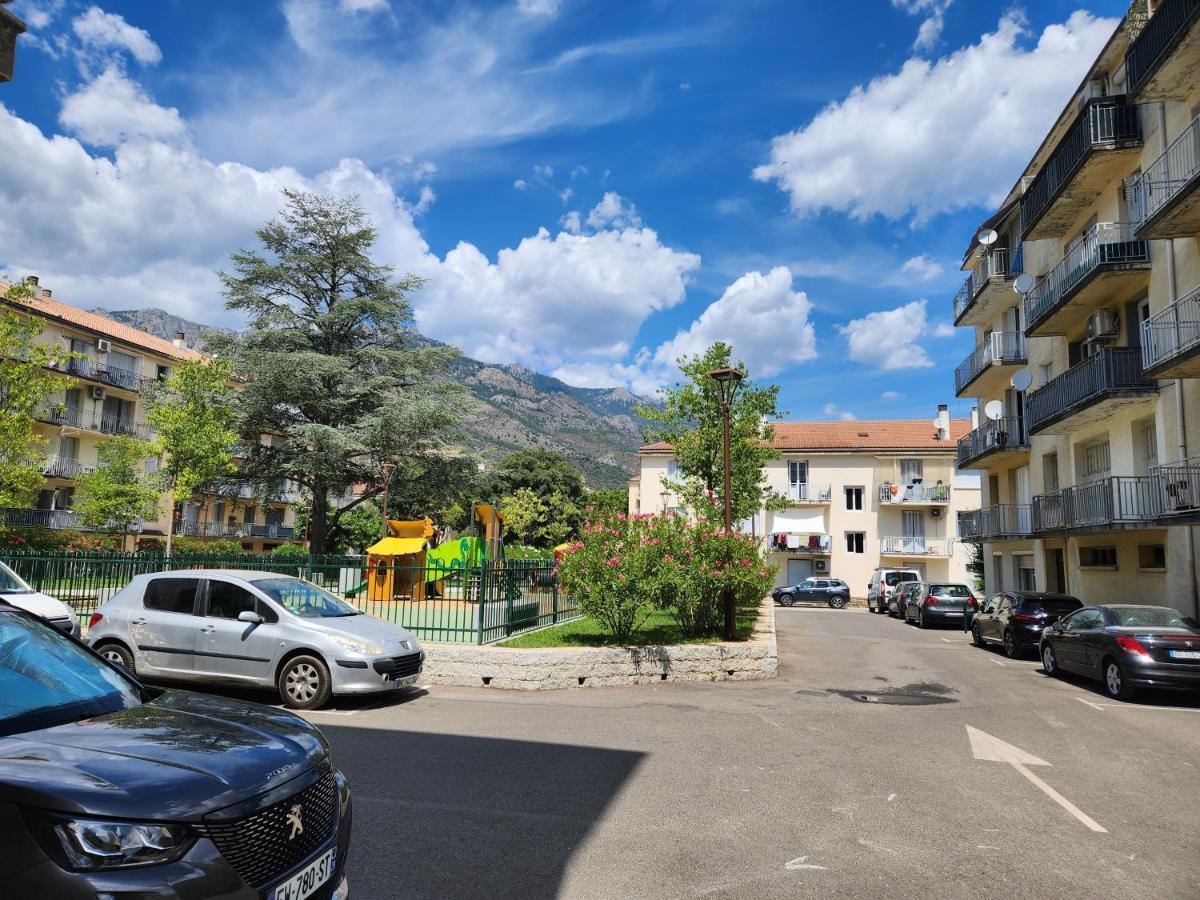 Agreable Appartement F3 Climatise Corte  Extérieur photo